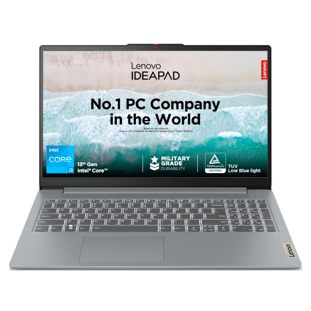 Lenovo IdeaPad Slim 3 (2024) Laptop – 13th Gen Intel Core i3-1315U, 8GB DDR5, 512GB SSD, 15.6″ Full HD Display – Grey