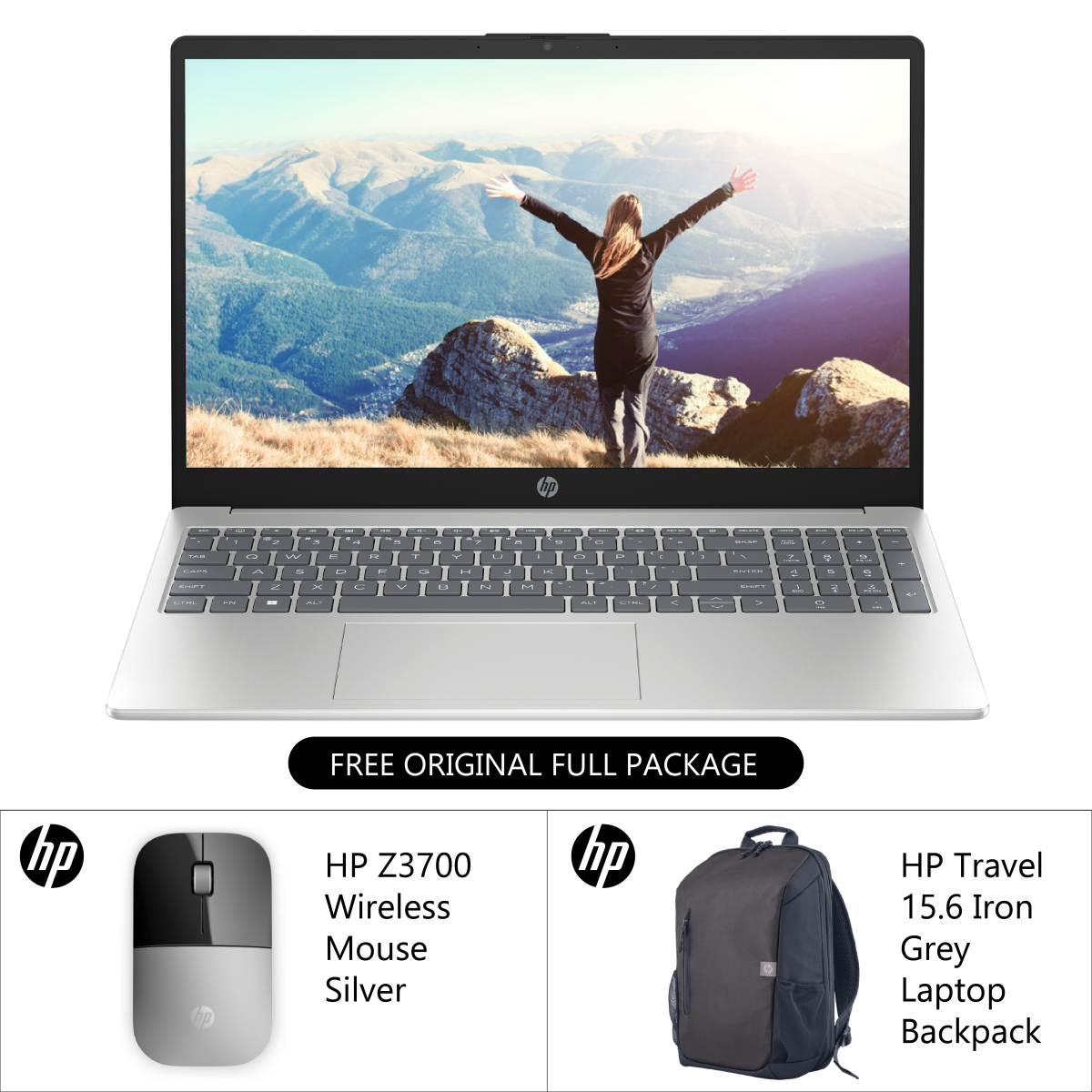 HP Laptop 15-fd0243ne – i3-1315U, Iris Xe, 8GB RAM, 512GB SSD, 15.6″ FHD
